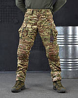 Штурмовые прочные брюки Oblivion Мультикам ВСУ, Военные тактические штаны камуфляжные со вставками Cordura XL