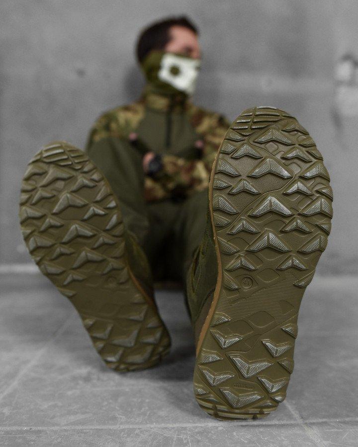 Тактические кроссовки Extreme Олива ВСУ с подкладкой Climate Control на устойчивой подошве, военная обувь - фото 5 - id-p2189448280