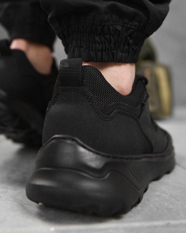 Тактические летние кроссовки Extreme Черные для ВСУ с подкладкой Climate Control, Боевая обувь для военных - фото 3 - id-p2189448292