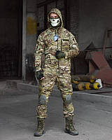 Армейский костюм 5.11 мультикам 3в1 с наколенниками, Тактическая демисезонная полевая форма рип-стоп ВСУ L
