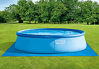 Подстилка подложка для квадратных или круглых надувных или каркасных бассейнов размером до 4.5 м Intex 28048
