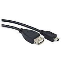 Переходник OTG USB 2.0 AF to Mini 5P 0.5m PowerPlant KD00AS1235 GHF
