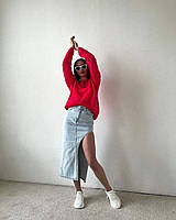 Женская длинная джинсовая юбка S; M; L; XL "WOW" недорого от прямого поставщика