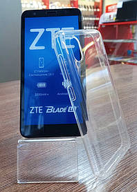 Чохол-накладка на телефон ZTE Blade L8 прозорого кольору