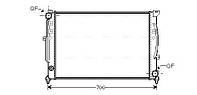Радіатор охолодження AUDI A6 C5 (4B5) / AUDI A6 C4 (4A2) 1994-2008 г.