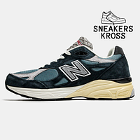 Женские кроссовки New Balance 990v3 MiUSA Teddy Santis, Повседневные кроссовки Нью Беленс 990