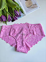 Трусики-чики кружевные, розовые Victoria's Secret Оригинал