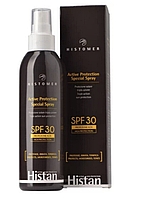 HISTAN Спрей сонцезащитный SPF30 для лица-тела Active Protection Spray SPF 30