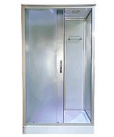 Гидромассажный бокс 715 120x80 см прямоугольный закрытая душевая кабина раздвижная дверь с низким поддоном