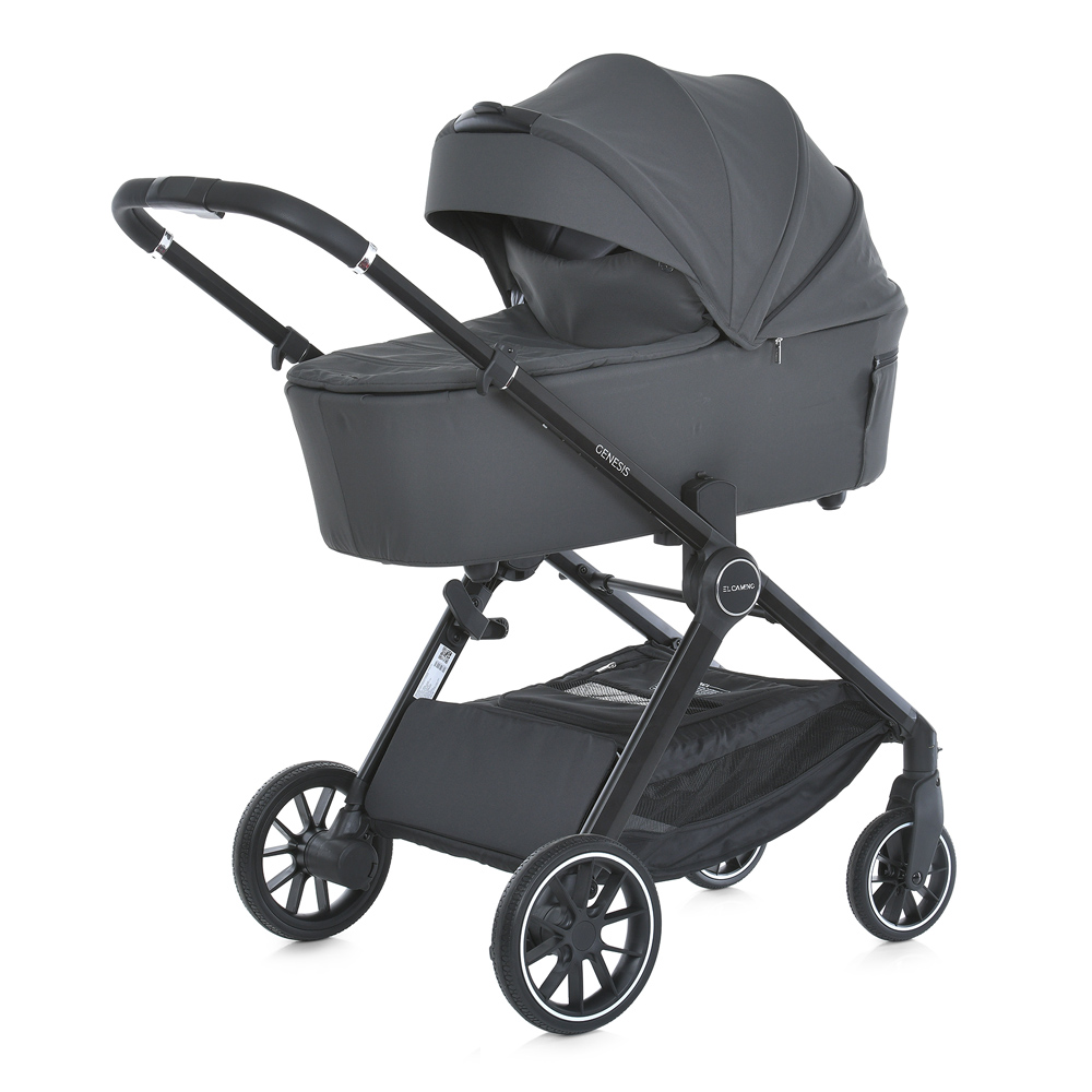 Коляска універсальна 2в1 El Camino Genesis ME 1126, Asphalt Gray
