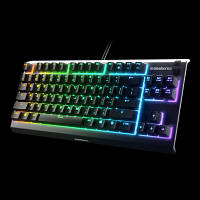 Клавиатура SteelSeries Apex 3 TKL UA USB Black (SS64831) h