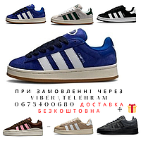 Прочные и легкие женские кроссовки Adidas Originals Campus x PRM Navy White,удобные спортивные кеды для спорта 40