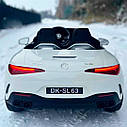Дитячий двомісний електромобіль Mercedes SL63 на акумуляторі + пульт, фото 2