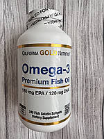 California Gold omega 3- 240 капсул омега