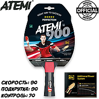 Ракетка для настольного тенниса пять слоев дерева ATEMI 900***** PERFECTION