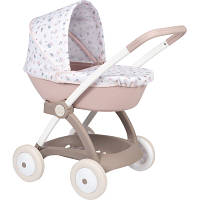 Коляска для кукол Smoby Baby Nurse Модерн Люлька с корзиной Розо 254118 GHF