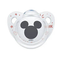 Пустышка Nuk Trendline Disney Mickey 0-6 мес., белый 3954015 DAS