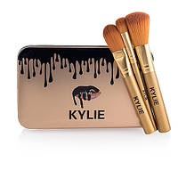 Кисти для макияжа Kylie Professional Brush Set 12 штук золото