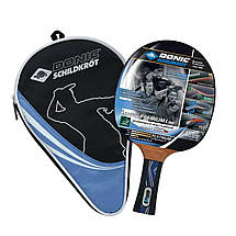 Набір для настільного тенісу Donic Legends Platinum сертифікат ITTF накладка 2.3 мм 1 ракетка чохол, фото 3
