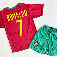 Детская подростковая футбольная форма Роналдо для мальчика 176см