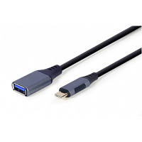 Дата кабель OTG USB 3.0 AF to Type-C 0.15m Cablexpert A-USB3C-OTGAF-01 GHF