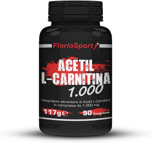 L-карнитин (Ацетил ) 1000 мг FlorioSport 90 капсул (ID#2189478135 ...