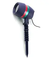 Лазерний проектор новорічний вуличний USB RGBW Star Shower садовий 6734