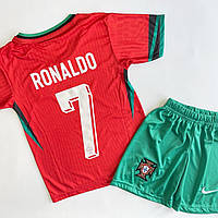 Дитяча підліткова футбольна форма Роналдо для хлопчика 116-122 (104 зріст), 128-134,140,152,164,176 см