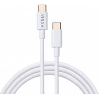 Дата кабель USB-C to USB-C 1.0m 45W PVC Vinga VCPCTC45W GHF