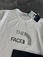 Мужская футболка "The North Face", белая качественная мужская футболка