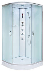 Гідромасажний бокс Ko&Po 126 90x90 з електронікою душовий бокс матове скло душова кабіна низьким піддоном