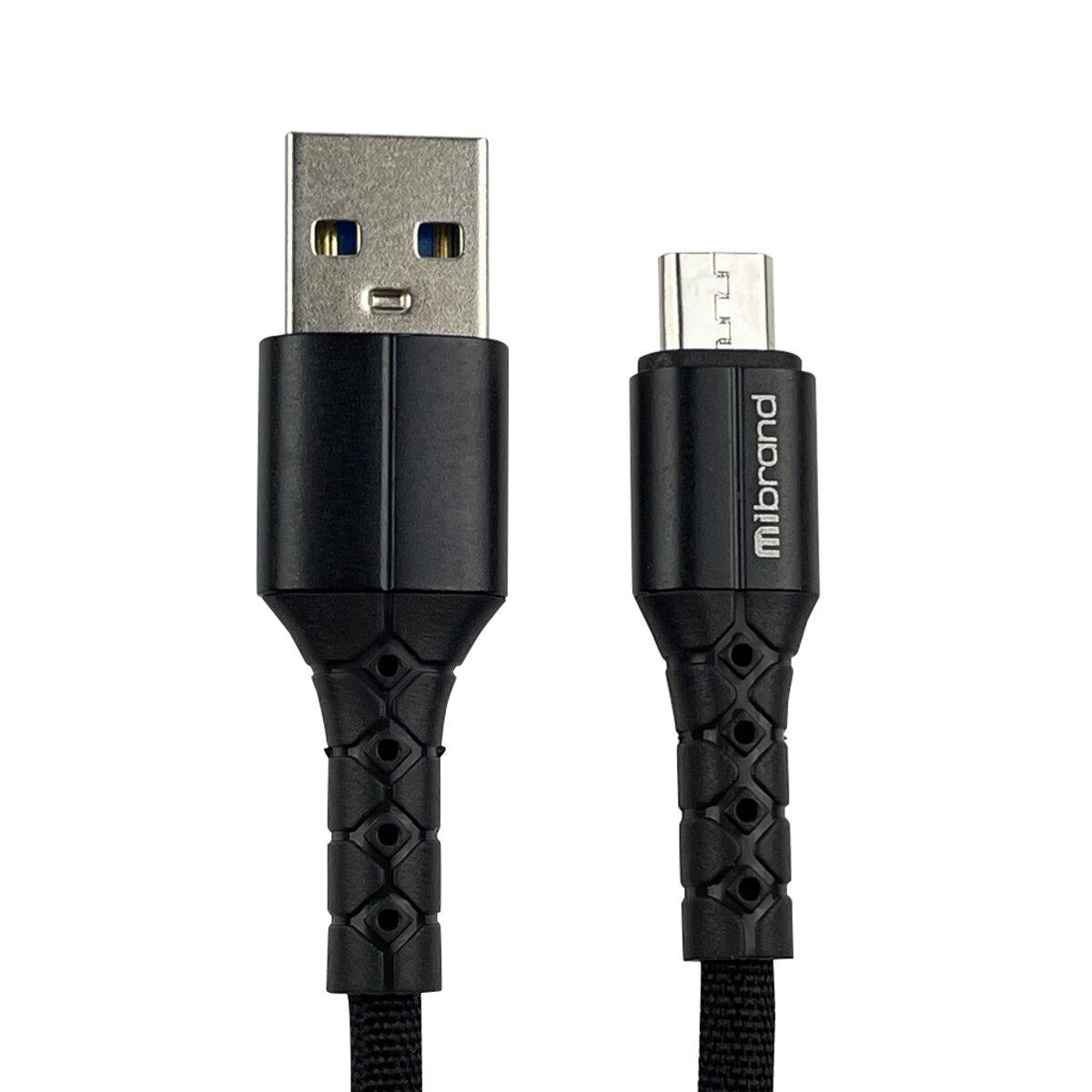 Кабель Charge\OTG MIBRAND MI-32 USB  to USB Micro 2A 0,5m Black(MIDC/3205MB)