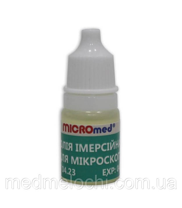 Олива імерсійна MICROmed синтетична 10 мл.