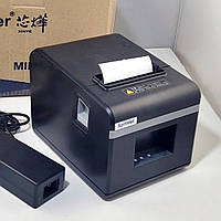 Принтер для печати банковских чеков, Настольный чековый принтер для магазина (80мм) USB + Wi-Fi, ALX