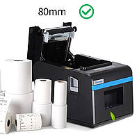 Печать штрих-кодов принтер чеков, Принтер для печати кодов маркировки (80мм) USB + Wi-Fi, ALX