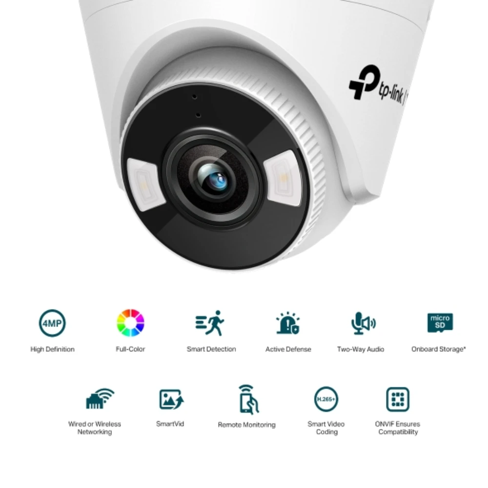 Камера відеоспостереження TP-LINK VIGI C440(2.8mm) купольна/для приміщення Білий