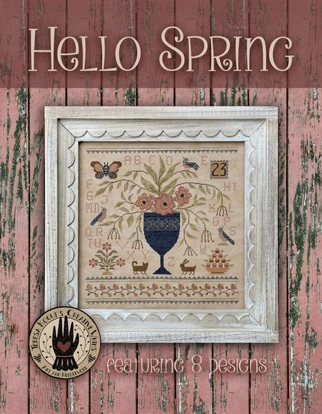 Буклет зі схемами для вишивки від Teresa Kogut Hello Spring - 8 Designs