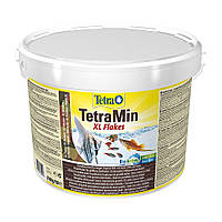 Сухий корм для акваріумних риб Tetra в пластівцях TetraMin XL Flakes 10 л (для всіх акваріумних риб) l