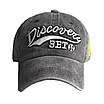 Чорна кепка блайзер напис Discovery 3ET Caps. Стильна бейсболка, блайзер, кепка. Молодіжний блайзер унісекс., фото 5