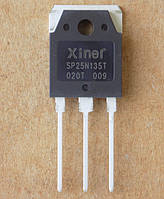 IGBT-транзистор SP25N135T оригинал(1350V,50A) , TO-3P