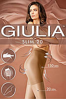 Моделюючі колготи жіночі зі стягуючими шортиками Giulia 20 den Колготки капронові Нижня білизна