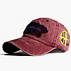Червона кепка блайзер напис Discovery 3ET Caps. Стильна бейсболка, блайзер, кепка. Молодіжний блайзер унісекс., фото 3