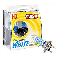 Галогенка H7 PULSO 12V 55W LP-72551 Super white/ пластик пара GHF