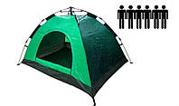 Палатки літні для походу та туризму, місткий шестимісний намет для кемпінгу, похідні намети 2х2,5 м