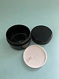 Баночка чорна з прокладкою, 15 мл (тара для косметики), фото 4