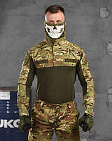 Боевая армейская рубашка мультикам ubacs олива, Весенняя военная кофта для ВСУ тактический убакс multicam