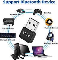 Адаптер Yizhet USB Bluetooth 5.0