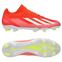 Футбольні бутси Adidas X Crazyfast League Firm Ground IE2377, Червоний, Розмір (EU) — 42 2/3