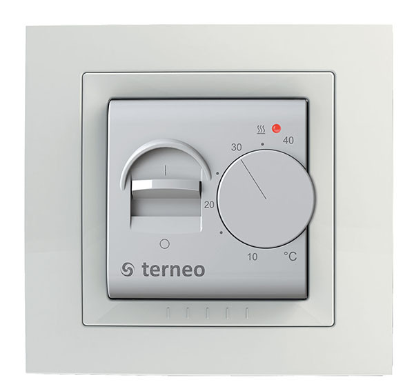 Терморегулятор Terneo mex unic (білий) механічний регулятор температури тепла підлога