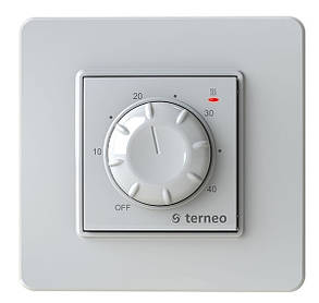 Терморегулятор для теплої підлоги механічний Terneo rtp (білий)